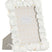 Witte harslijst met bladeren 22,7x1,5x28 cm