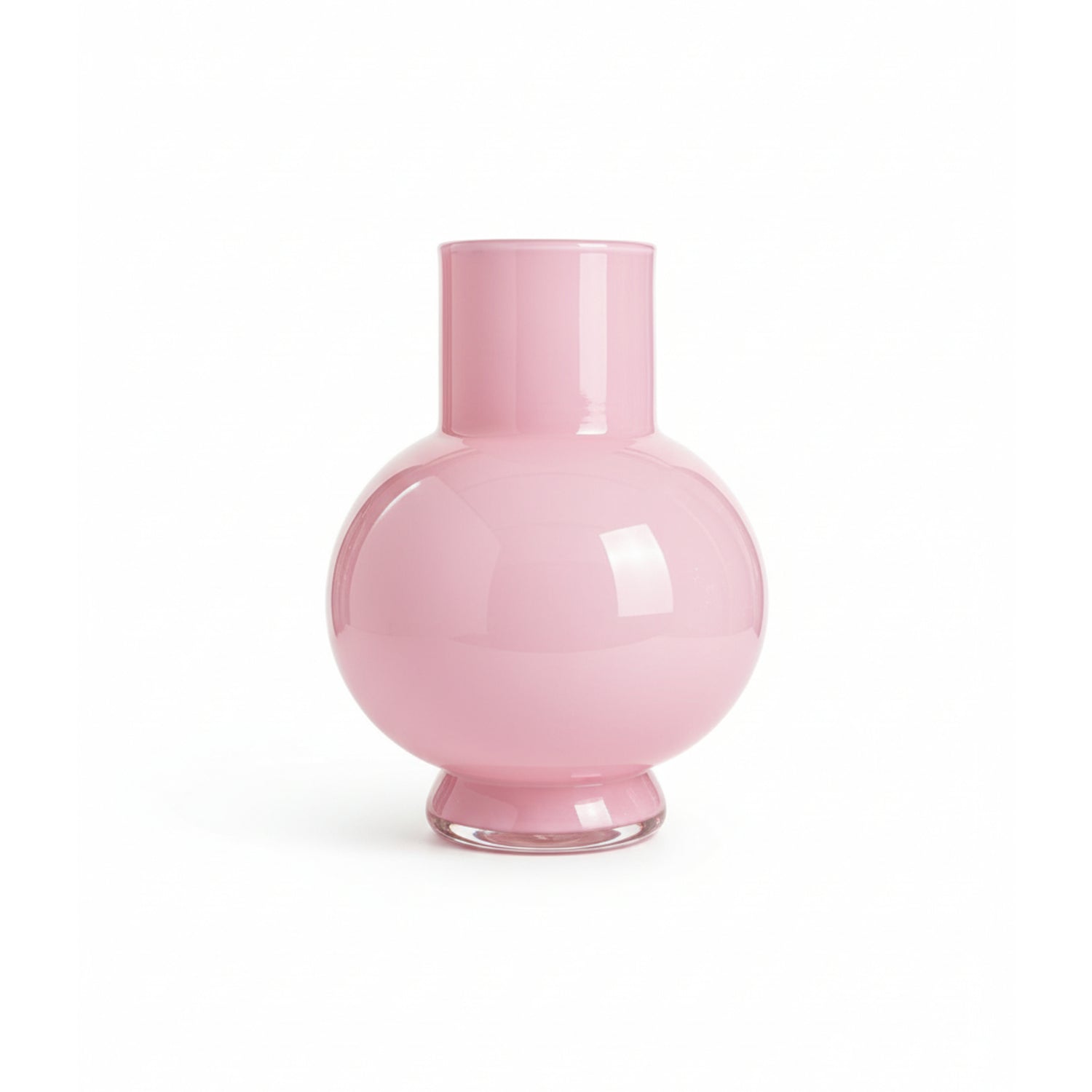 Vaas Deborah Roze - Glas - 17x22x17cm (BxHxD)