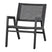 Woood Puk Fauteuil Met Armleuning - Zwart