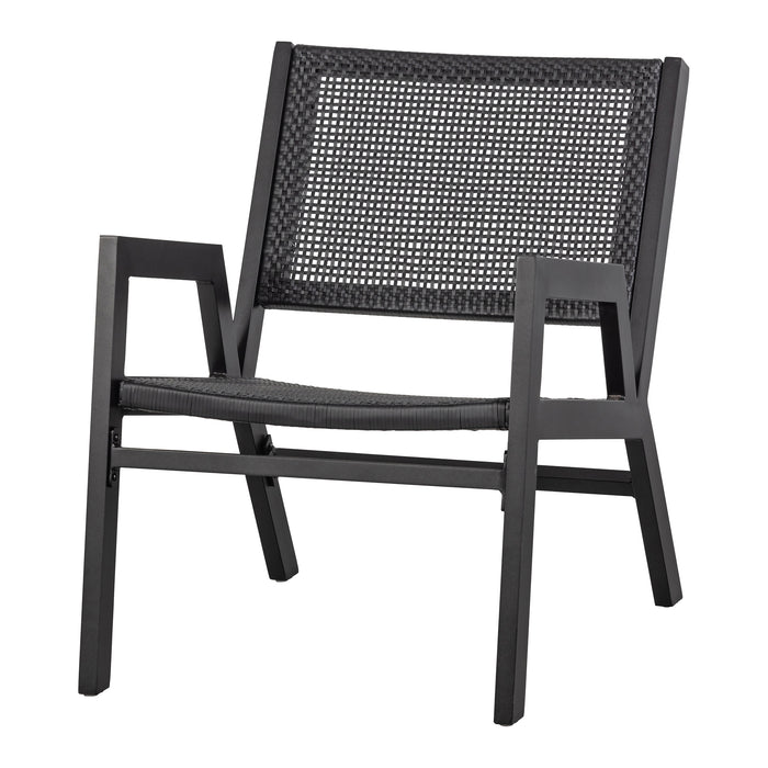 Woood Puk Fauteuil Met Armleuning - Zwart