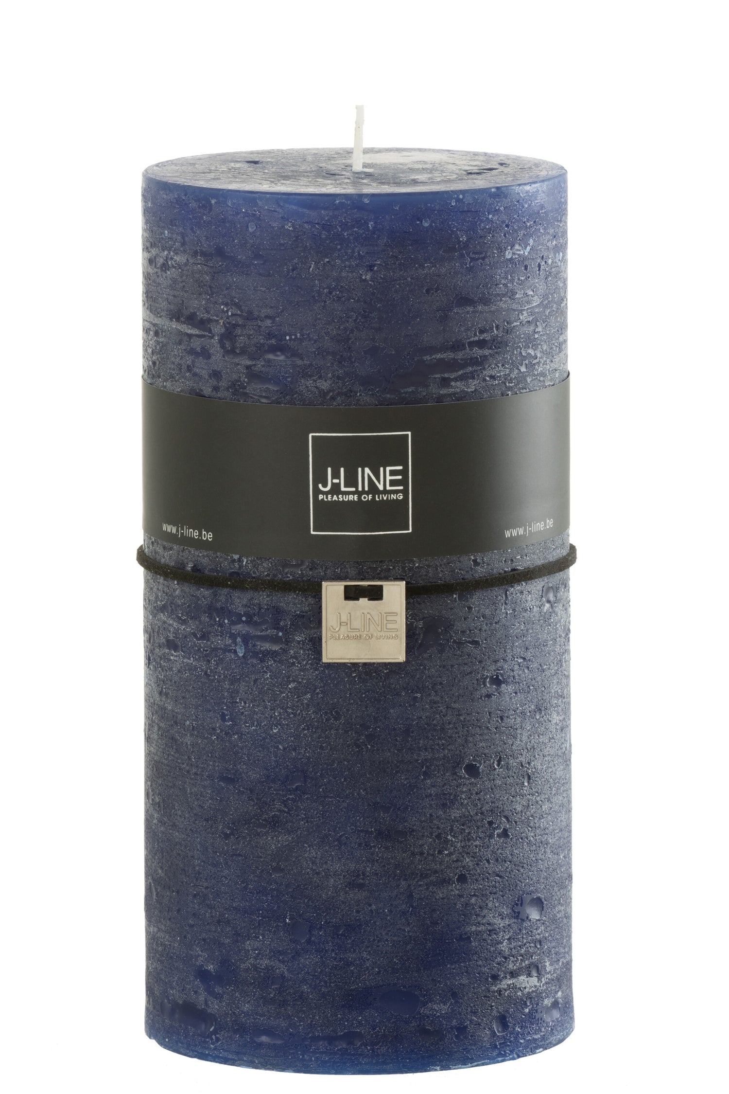 J-Line cilinderkaars - donkerblauw - XXL - 150U