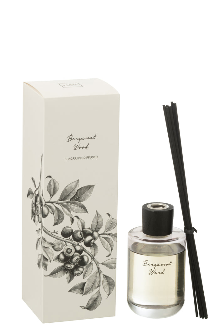 J-Line geurolie Walk in the Woods - Bergamot Hout - 180 ml