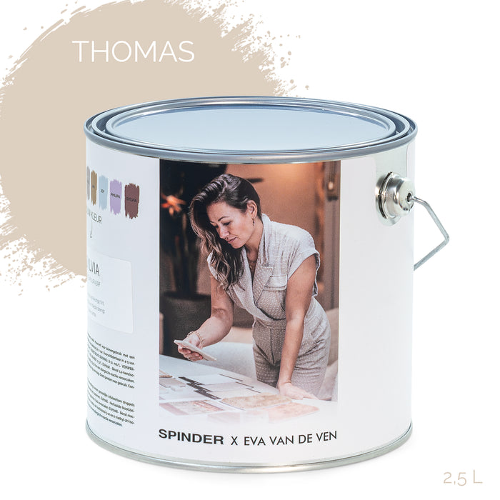 Spinder x Eva van de Ven 2,5L matte muurverf - Thomas