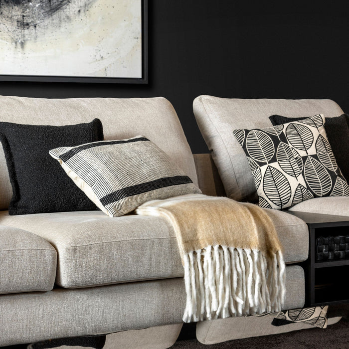 Dutch Decor kussenhoes DAKOTA - 45x45 cm Raven