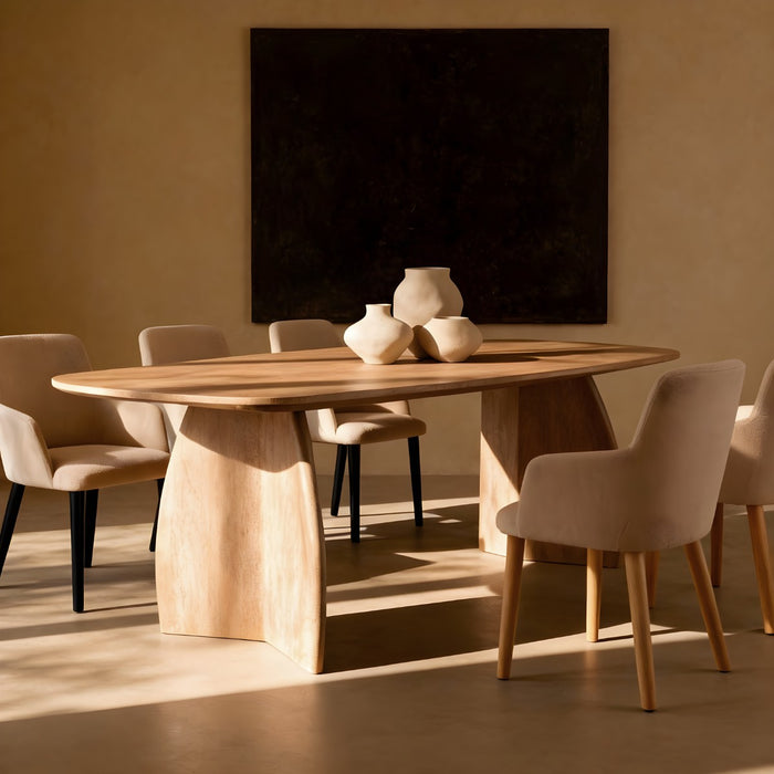 DÉJA Living - Eettafel Naturel Mangohout - 240x100x76cm - Majada