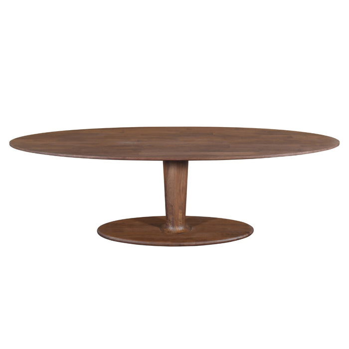 DÉJA Living - Eettafel Donkerbruin Mangohout - 200x100x76cm - Xàtiva