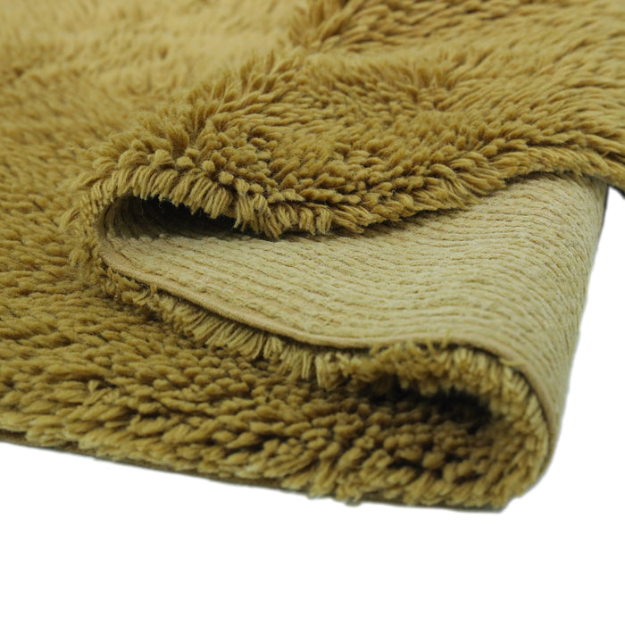 by fonQ Fuzz Vloerkleed Ø 200 cm - Olijfgroen