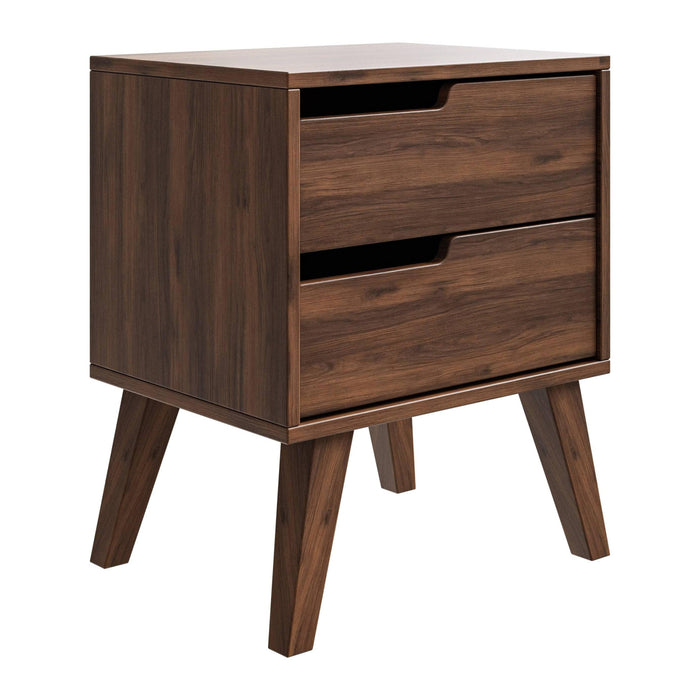 by fonQ Nordo Nachtkastje - Links - Walnoot