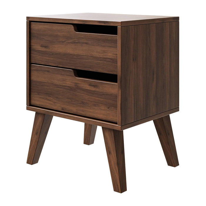 by fonQ Nordo Nachtkastje - Rechts - Walnoot