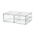 Make-up Organizer, 3 Lades, Breed, 30.5 x 20.3 x 11.4 cm, Transparant