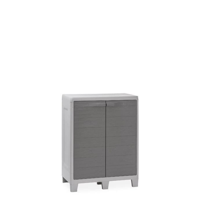 Toomax Woody's XL opbergkast laag - lichtgrijs|donkergrijs