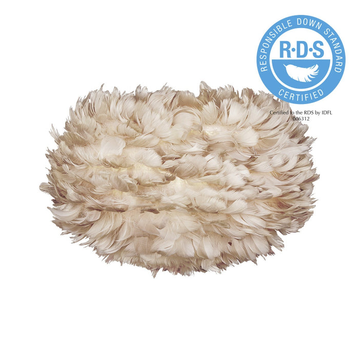 Umage Eos Medium hanglamp light brown - met koordset zwart - Ø 45 cm