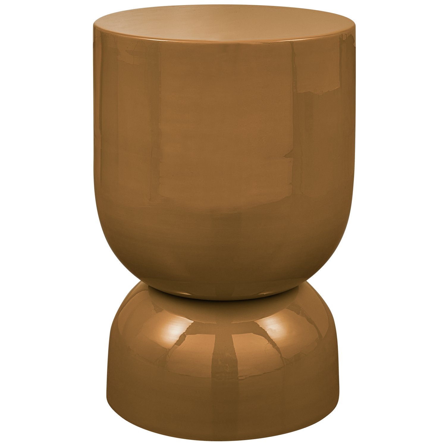 WOOOD Hekla Bijzettafel  - Metaal - Oranje - 47x32x32