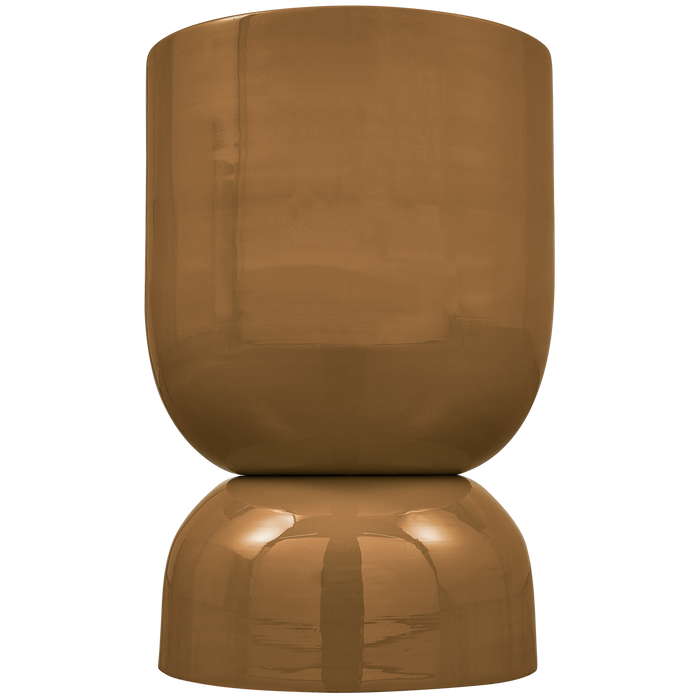 WOOOD Hekla Bijzettafel  - Metaal - Oranje - 47x32x32