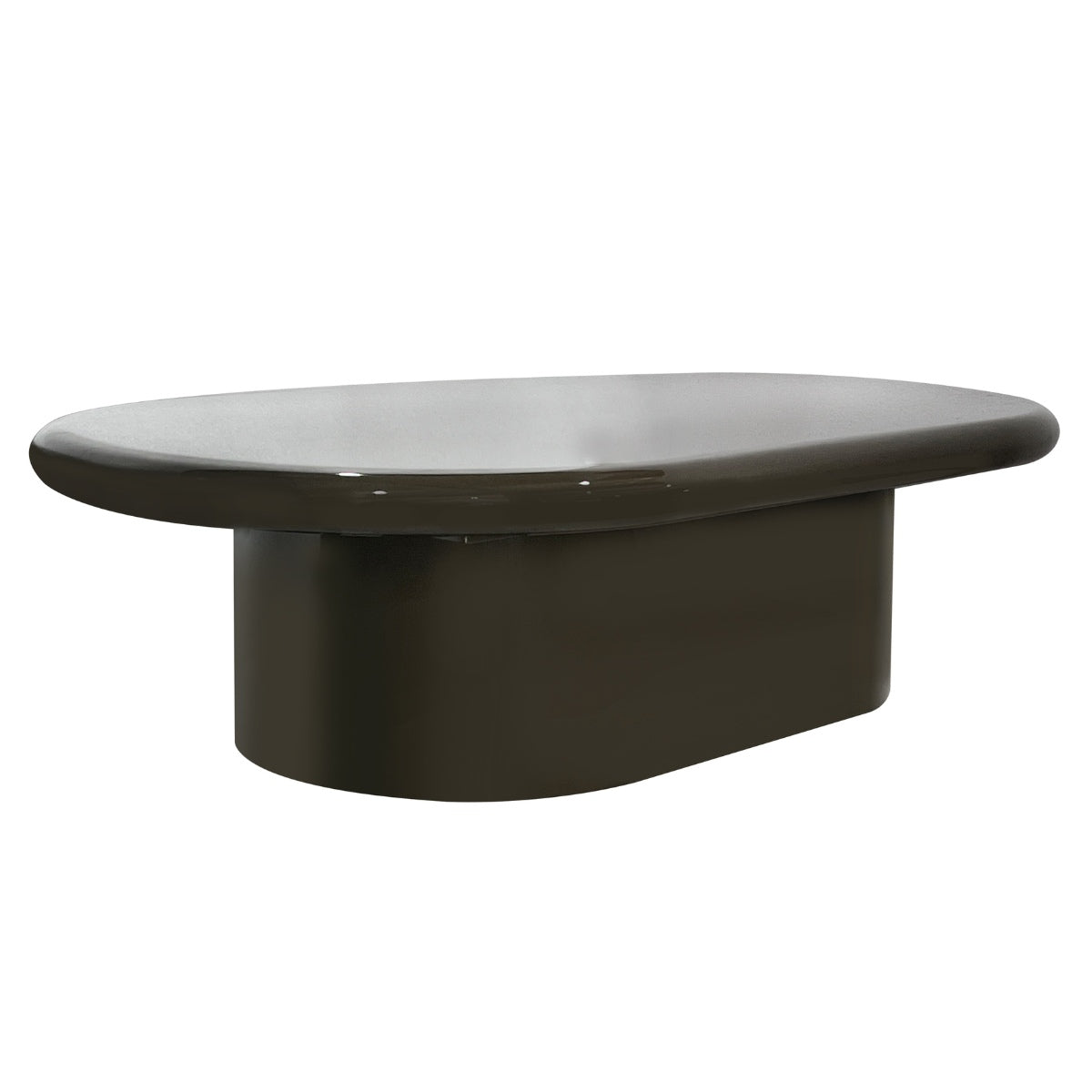 DÉJA Living - Salontafel Kaki Groen Glossy MDF - 120x70x31cm - Lesja