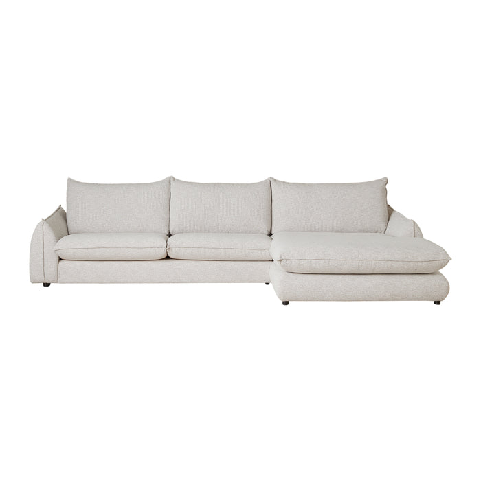 by fonQ Tovy Hoekbank met Chaise Longue Rechts - Naturel Melange