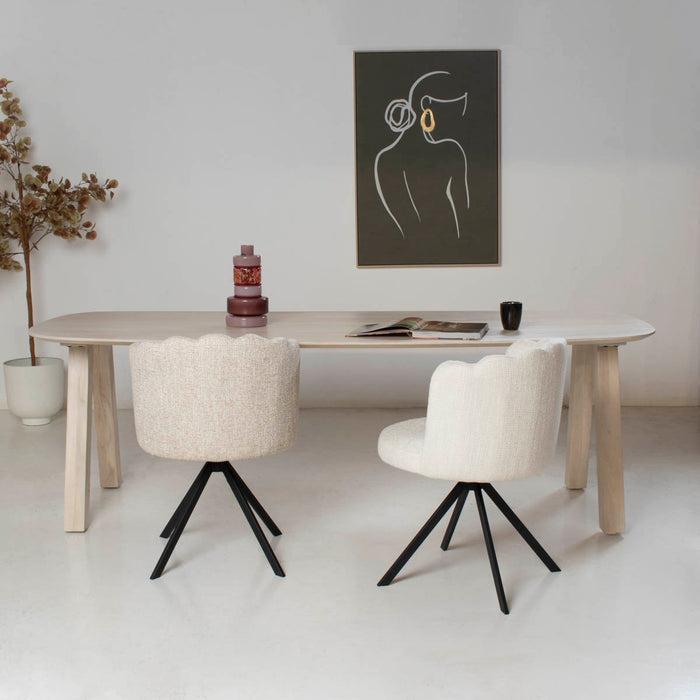 Giga Meubel - Eettafel Sensi Naturel Deens Ovaal 240cm