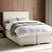 Beliani - MAJOR - Boxspring - Lichtbeige - 120 x 200 cm - Stof