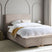 Beliani - MAJOR - Boxspring - Taupe - 120 x 200 cm - Stof