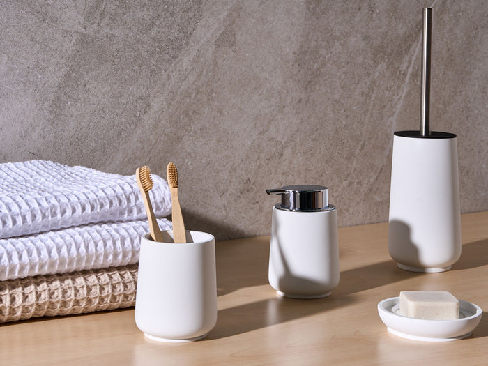 Beliani - SUCHES - Badkameraccessoireset - Wit - Polyresin