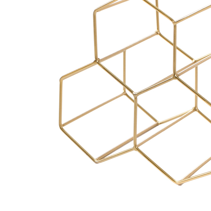 Beliani - LISTOWEL - Wijnrek - Goud - IJzer