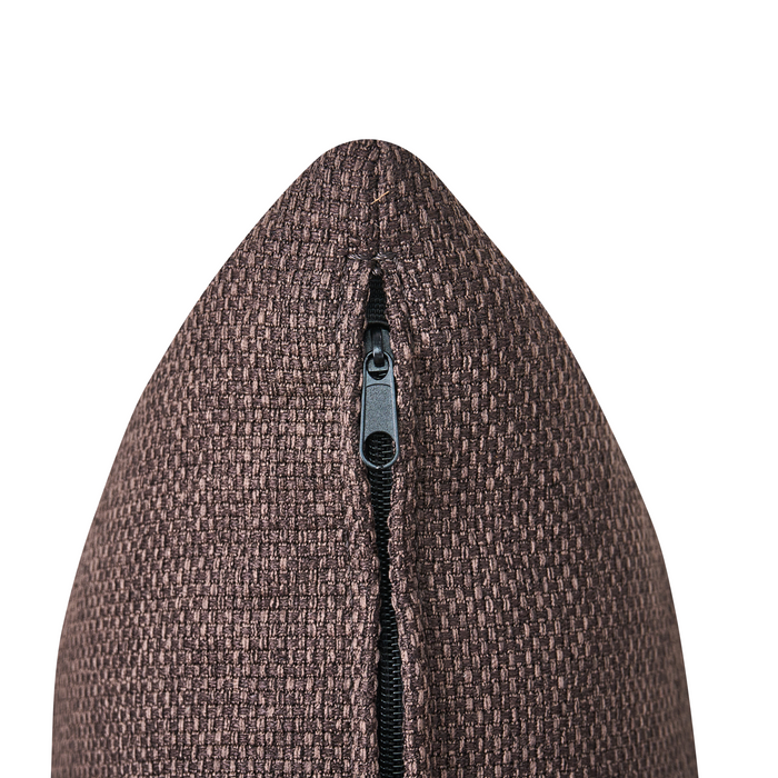 Beliani - LILLEROD - Tweezitbank - Donkerbruin - Polyester