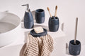 Beliani - YARAPA - Badkameraccessoireset - Donkerblauw - Polyresin