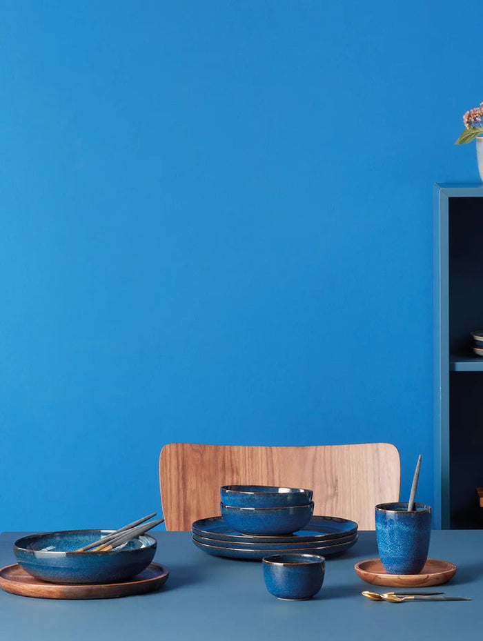 ASA Selection Ontbijtborden | Dessertborden Saisons Midnight Blue ø 21 cm - 4 Stuks