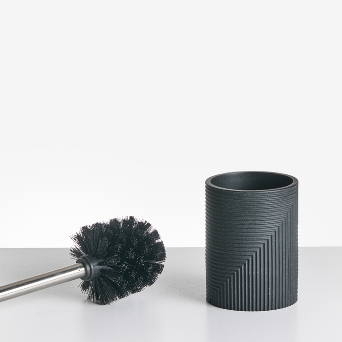 Beliani - SEPAHUA - Badkameraccessoireset - Zwart - Polyresin