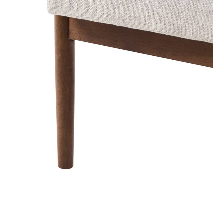 Beliani - ESRUM - Driezitsbank - Grijs|Donkerbruin - Polyester