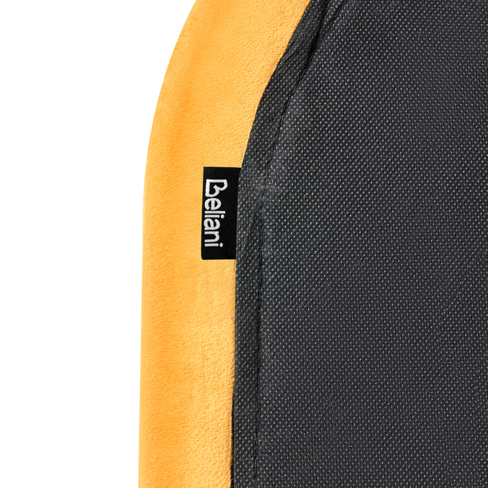 Beliani - FLAYAT - Eenpersoonsbed - Geel - 120 x 200 cm - Fluweel