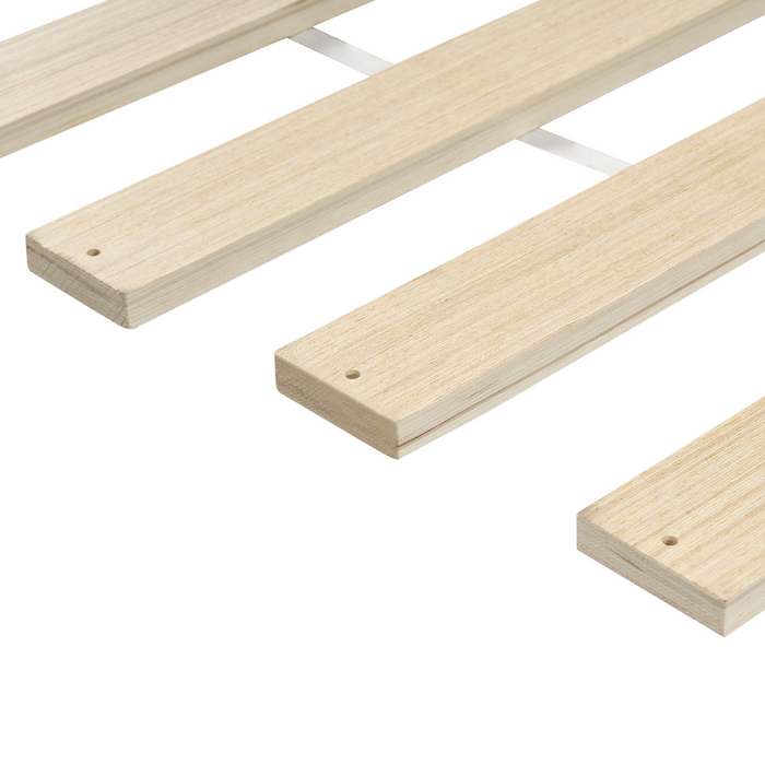 Beliani-DOSCHES-Tweepersoonsbed-Lichtbruin-180 x 200 cm-Grenenhout