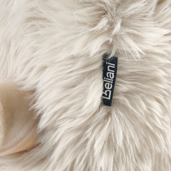 Beliani - SKOVDE - Fauteuil - Lichtbeige - Kunstbont