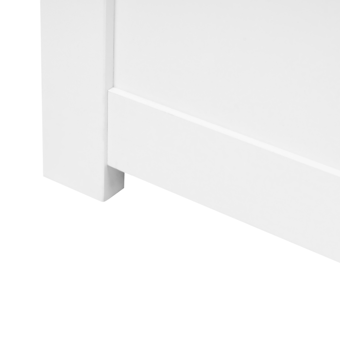 Beliani - BRUX - Bed met opbergruimte - Wit - 140 x 200 cm - Hout