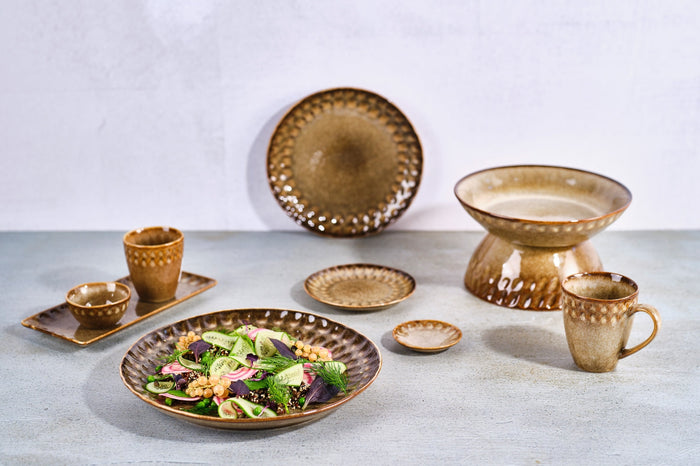 Cosy & Trendy Dinerborden Araki Hazel ø 27 cm - 4 Stuks