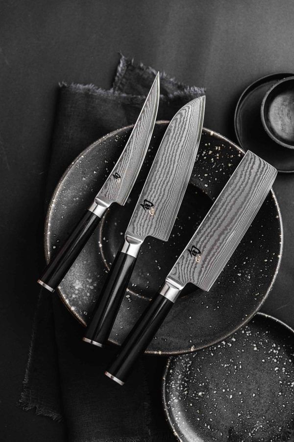 Kai Trancheerset Shun Classic - 32 lagen damaststaal - (Vleesmes + Vleesvork) - 2-delig - DMS-200