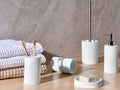 Beliani - SEPAHUA - Badkameraccessoireset - Wit - Polyresin