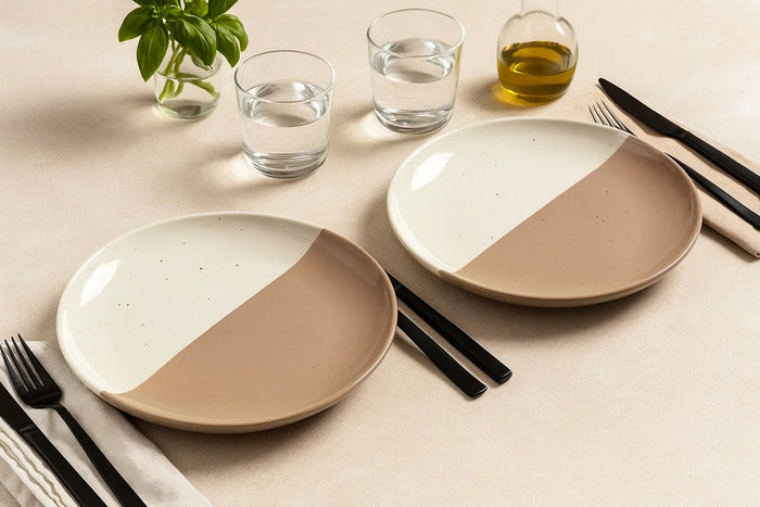 Cookinglife Dinerborden Leem ø 27 cm - 6 Stuks