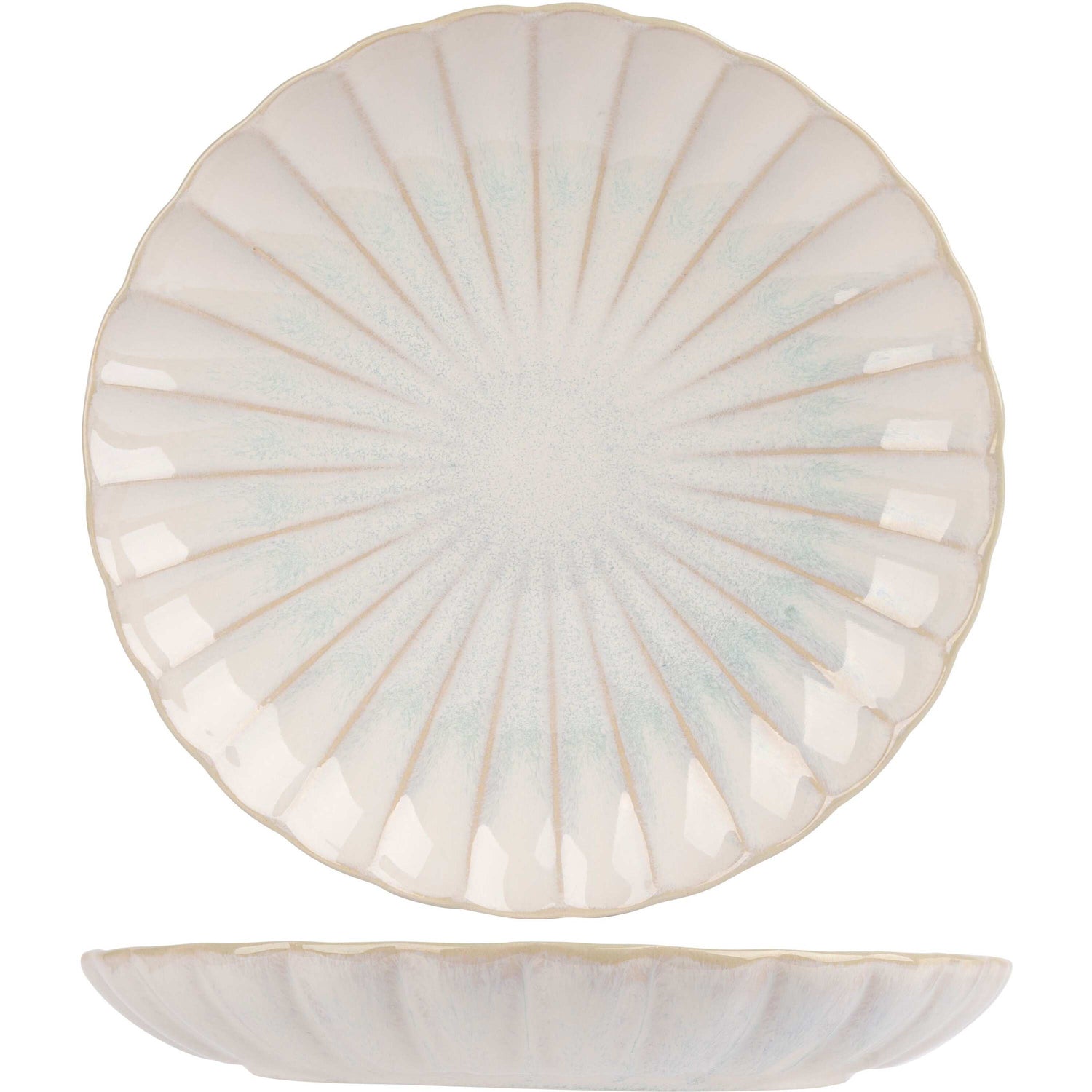 Cosy & Trendy Ontbijtborden | Dessertborden - Astera Pure Wit - ø 21 cm - 4 Stuks