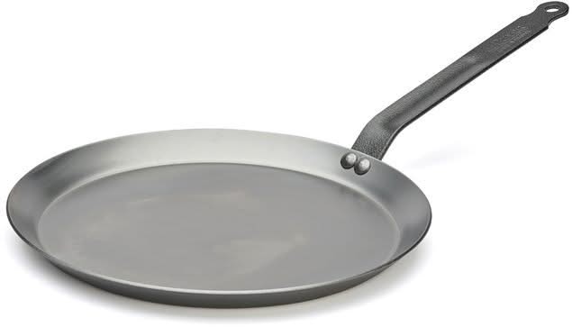 De Buyer Pannekoekenpan | Crepepan Carbon Plus - Plaatstaal - ø 24 cm - zonder antiaanbaklaag