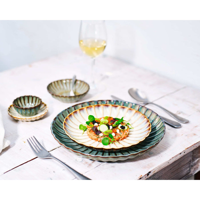 Cosy & Trendy Dinerborden Astera Ocean Grijs - ø 27.5 cm - 4 Stuks