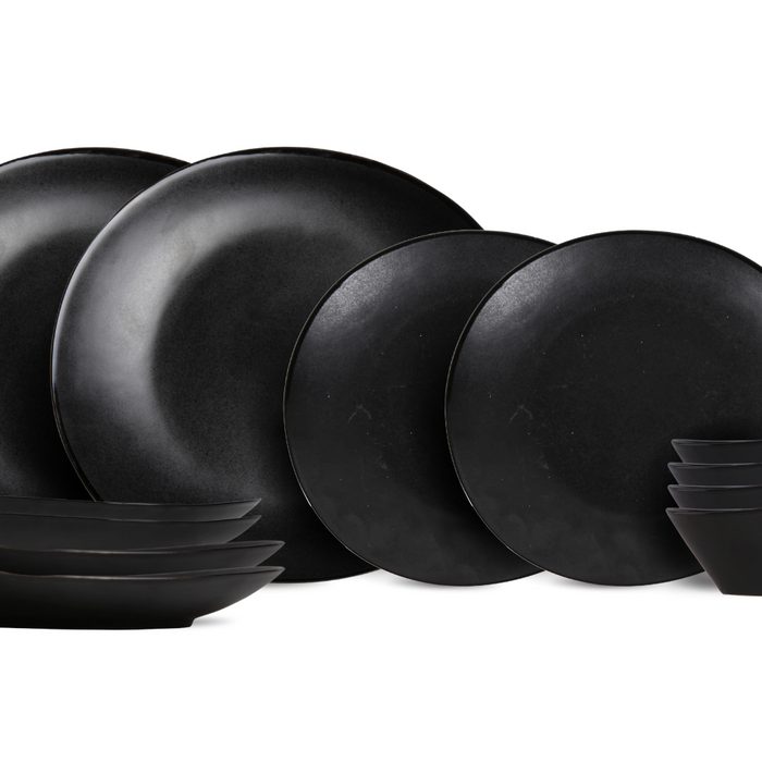 Cosy & Trendy Serviesset Vongola Black 12-Delig