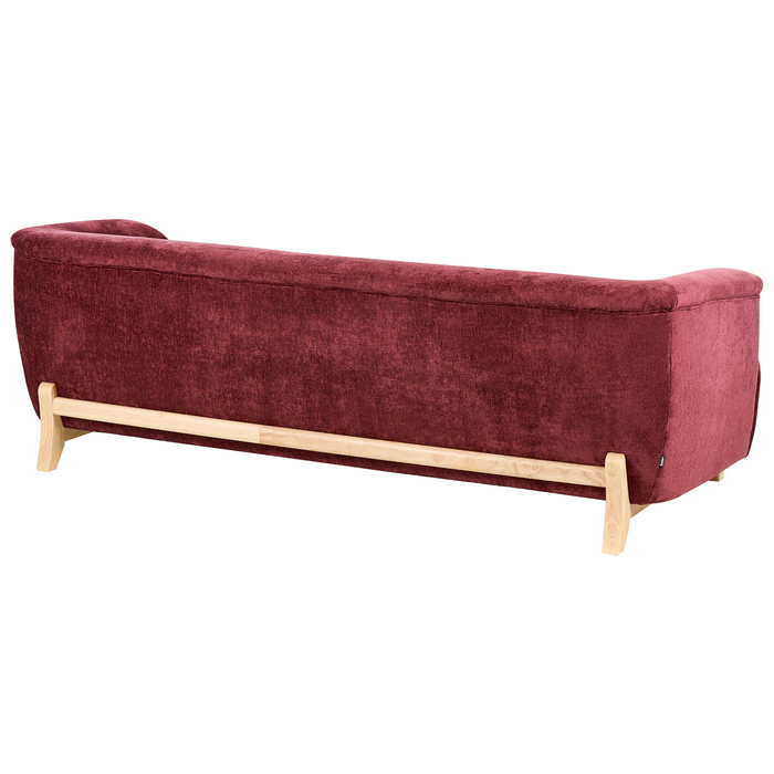 Beliani - ALNOR - Bankenset - Bordeauxrood - Chenille