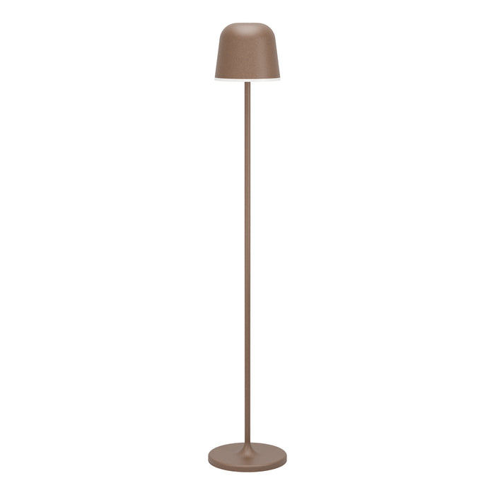 EGLO Mannera-L Staande lamp - USB-C - H 140 cm  - Roestbruin