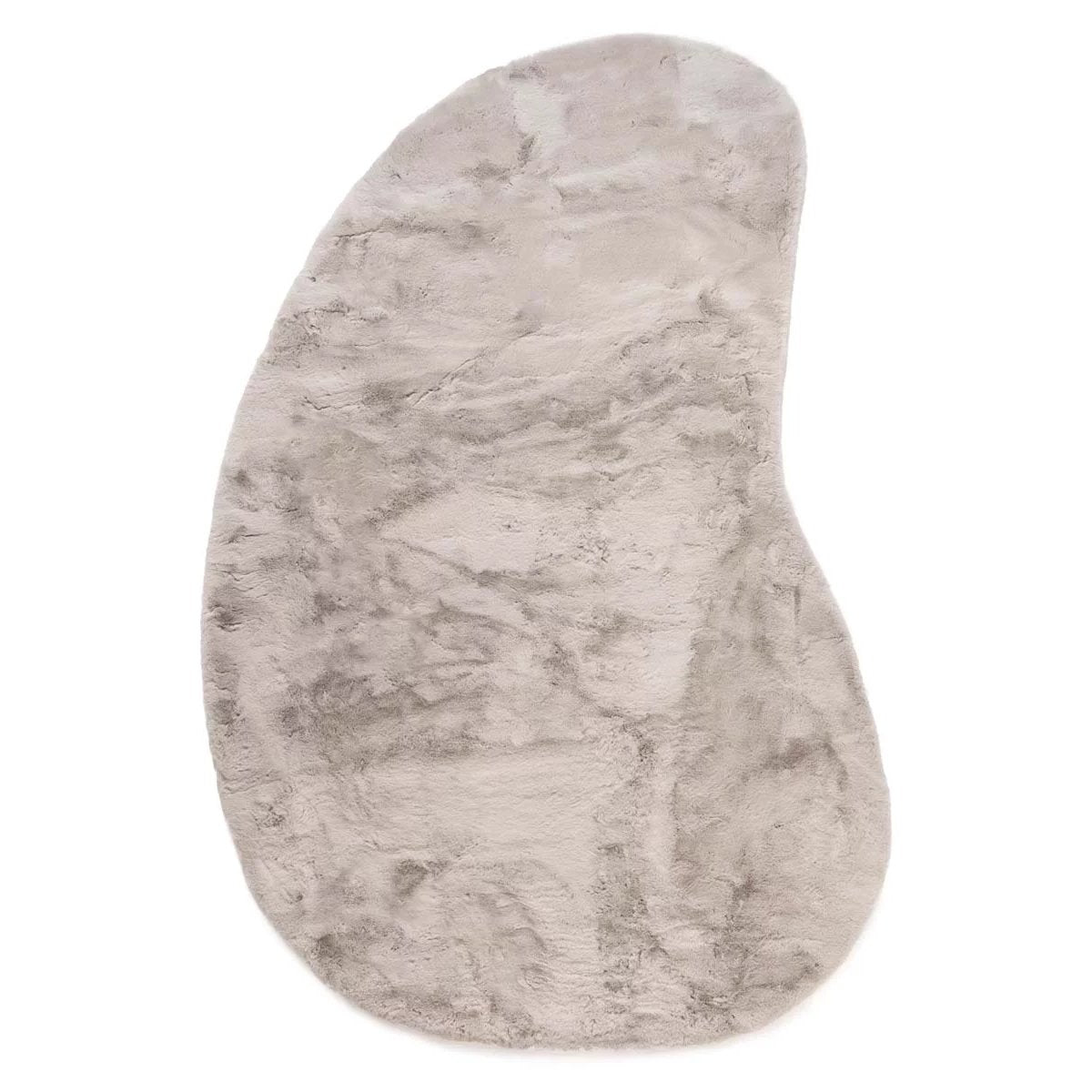 Tapeso Fluffy vloerkleed organisch - Comfy Plus lichtgrijs - 180x276