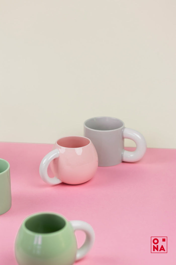 ONA Beker - Koffiemok - Lola - Rond - Groen - 330 ml