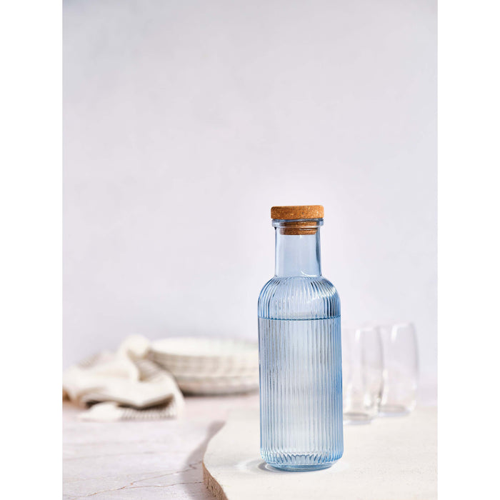 Cosy & Trendy Waterkaraf met Kurk - Raya - Blauw - 1 Liter