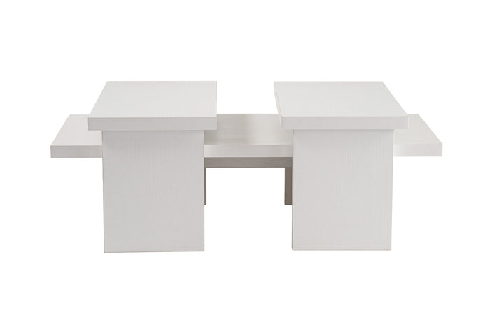 Giga Meubel - Salontafel Rechthoek Wit - 110x45x42cm - Sanctuary