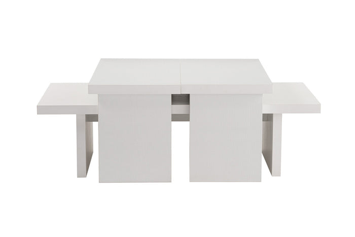 Giga Meubel - Salontafel Rechthoek Wit - 110x45x42cm - Sanctuary