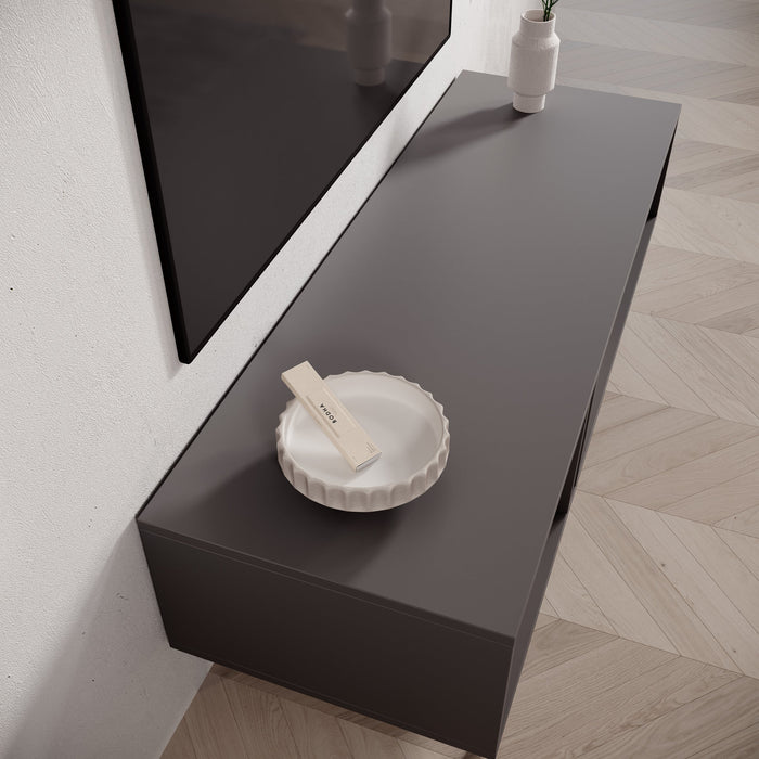 Meubella - Antigo - TV-Meubel - Beige|Antraciet - 123 cm